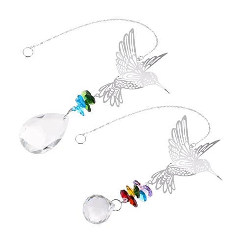 FONDOTIN 2pcs Hummingbird Kristall Hängen Ornament Fenster Dekorationen Reflektieren Kristall Für Hause FONDOTIN 2pcs Hummingbird Kristall Hängen Ornament Fenster Dekorationen Reflektieren Kristall Für Hause von FONDOTIN