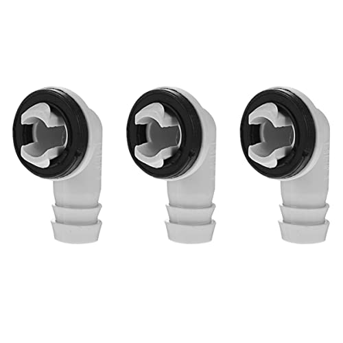 FONDOTIN 3 STÜCKE Ablaufschlauch Adapter Set für Klimaanlage Bogenanschluss Leckschutz Effektive Dichtung für Fenstergeräte von FONDOTIN