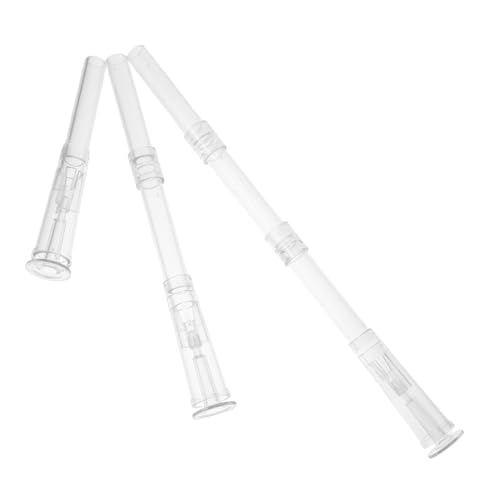 FONDOTIN 3 Stück Mini Wasserfontänenpumpe Transparent mit Pilz Sprühdüse Kompakte Tauchpumpe für Fischbecken Garten Teiche und DIY Wasserspiele Einfache Installation von FONDOTIN