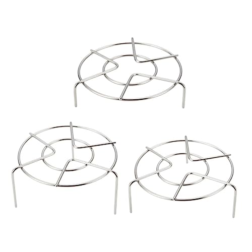 FONDOTIN 3 Stück Multifunktionales Teiliges Dampfgarer Rack aus Hitzebeständiges und Platzsparendes Küchengerät für Kochen und Effiziente Nutzung von FONDOTIN