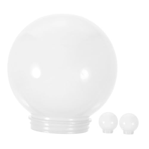 FONDOTIN 3 Stück Teiliges Globe Lampenschirme aus Runde Weiße Kugel Lampenschirme Gewinde Ersatz Lampenschirm für Garten Wohn und Außenbereich Installieren FONDOTIN 3 Stück Teiliges Globe Lampenschirme aus Runde Weiße Kugel Lampenschirme Gewinde Ersatz Lampenschirm für Garten Wohn und Außenbereich Installieren von FONDOTIN