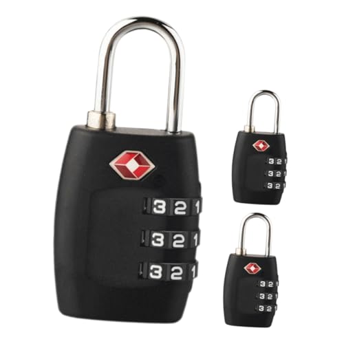 FONDOTIN 3 Stück Zahlenschloss Gepäckschloss aus Metall und PC Einstellbares Passwort Robustes Kofferschloss für Reisen Geeignet für Koffer Rucksack und Handtaschen Einfach zu Bedienen FONDOTIN 3 Stück Zahlenschloss Gepäckschloss aus Metall und PC Einstellbares Passwort Robustes Kofferschloss für Reisen Geeignet für Koffer Rucksack und Handtaschen Einfach zu Bedienen von FONDOTIN