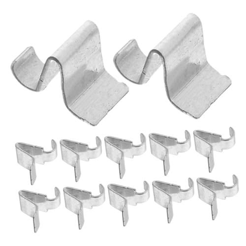 FONDOTIN 30 Stück Cabinet Partition Clips Metallhalter für Küchen und Aktenschränke Tragfähige Kratzfeste Regaltrennklammern zur Platzsparenden Organisation von FONDOTIN