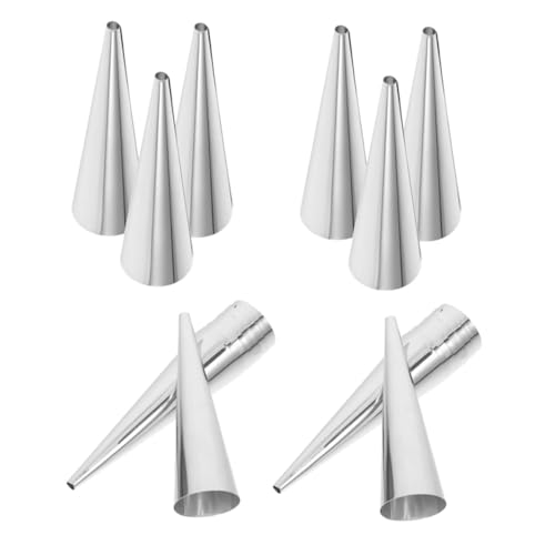 FONDOTIN 30 Stück Teiliges Edelstahl Croissant Backform - Konische Gebäckformen für Gleichmäßiges Gebäck Langlebig und Vielseitig für Profi Heimgebrauch Hitzebeständig und Ofenkompatibel von FONDOTIN