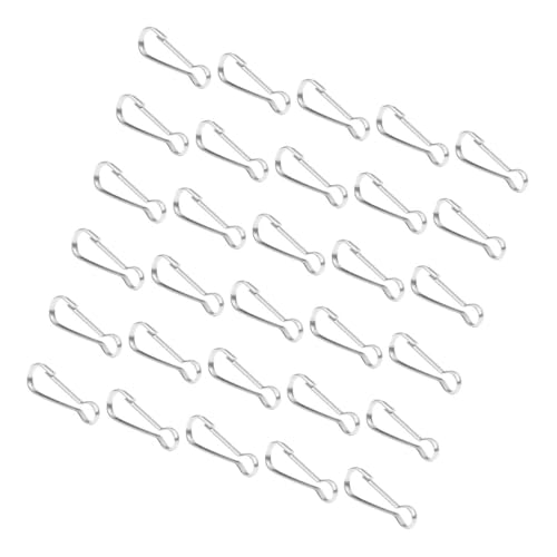 FONDOTIN 30 Stück Teiliges Fahnenmast Clips Langlebige Federklemmen mit Sicherem Federmechanismus für Garten und Außenbereich Vielseitige Wetterfeste Flaggenhalterung von FONDOTIN