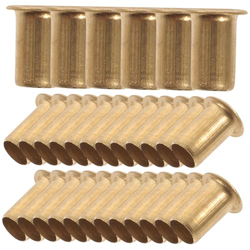 FONDOTIN 30 Stück Teiliges Hohlnieten Regalstützstifte für Holzregale und Schränke Stabile Einlegebodenhalterungen Einfache Montage Langlebige Regalhalter für Möbel und Bücherregale von FONDOTIN