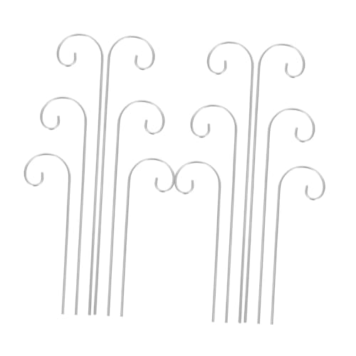 FONDOTIN 30 Stück Teiliges Metall Gartenhaken in Vielseitige Outdoor Hängehaken für Pflanzen Laternen Windspiele Wetterfeste Pflanzhalter und Gartendekoration von FONDOTIN