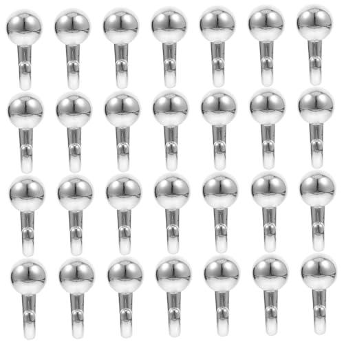 FONDOTIN 30 Stück Teiliges Metall Wandhaken mit Nägeln Vielseitige Push Pin Aufhänger für Schlüssel Bilderrahmen und Ölgemälde Einfache Montage Silberfarbene Bildhaken für Zuhause und Büro FONDOTIN 30 Stück Teiliges Metall Wandhaken mit Nägeln Vielseitige Push Pin Aufhänger für Schlüssel Bilderrahmen und Ölgemälde Einfache Montage Silberfarbene Bildhaken für Zuhause und Büro von FONDOTIN