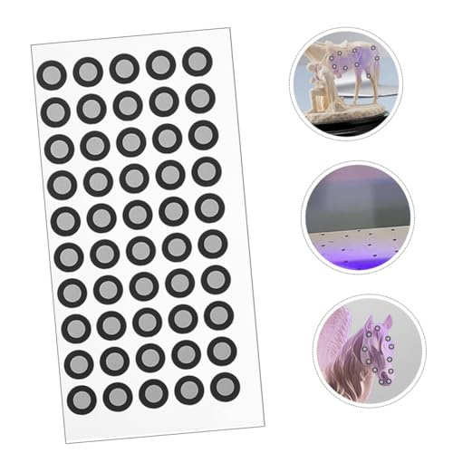 FONDOTIN 4 Blätter Reflektierender Markerpunkt Scanner Selbstklebend Reißfest Hochreflektierende Folie Je für Präzises Scannen bei Schwachem Licht FONDOTIN 4 Blätter Reflektierender Markerpunkt Scanner Selbstklebend Reißfest Hochreflektierende Folie Je für Präzises Scannen bei Schwachem Licht von FONDOTIN