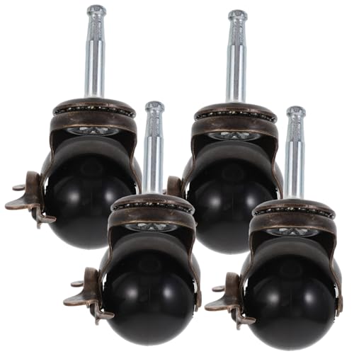 FONDOTIN 4 Sätze Stem Caster Wheels mit Bremse Stabile Möbelrollen aus Stahl und PP Einfache Montage Geeignet für Bürostühle Schreibtischsesseln Möbel und Trolleys Langlebig und Robust FONDOTIN 4 Sätze Stem Caster Wheels mit Bremse Stabile Möbelrollen aus Stahl und PP Einfache Montage Geeignet für Bürostühle Schreibtischsesseln Möbel und Trolleys Langlebig und Robust von FONDOTIN
