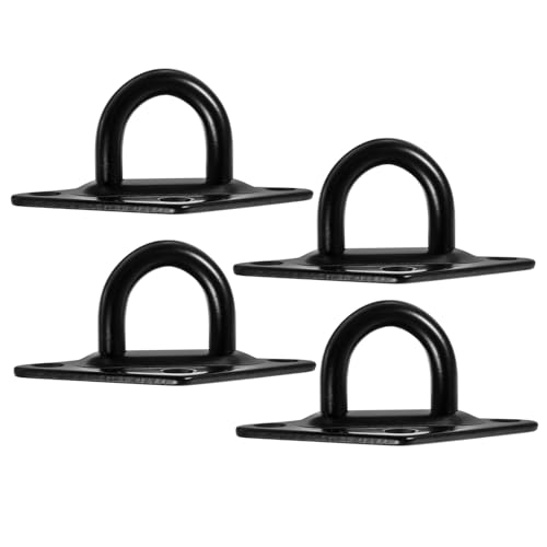 FONDOTIN 4 Stck Teiliges Edelstahl Pad Eye Plate Haken U Förmige Decken und Wandhaken Rostfrei Einfache Montage Vielseitig für Hängematten Deckenventilatoren Aufhängungen Kleine Belastbar FONDOTIN 4 Stck Teiliges Edelstahl Pad Eye Plate Haken U Förmige Decken und Wandhaken Rostfrei Einfache Montage Vielseitig für Hängematten Deckenventilatoren Aufhängungen Kleine Belastbar von FONDOTIN