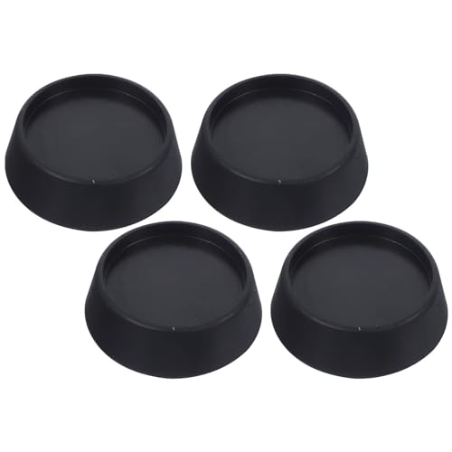 FONDOTIN 4 Stück Anti rutsch Gummifüße für Waschmaschine Vibrationsdämpfende Möbelunterlage Rutschfeste Waschmaschinenpads mit Stoßabsorbierendem Schutz Langlebig und Bodenschonend von FONDOTIN