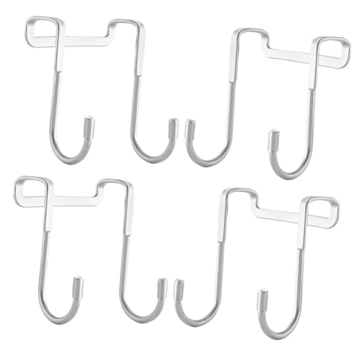 FONDOTIN 4 Stück Edelstahl S Haken Über Tür Haken mit Hoher Tragkraft Rostfrei für Küchenhandtücher Schrank und Badezimmertüren Einfache Montage ohne Bohren Vielseitiger Türhänger für FONDOTIN 4 Stück Edelstahl S Haken Über Tür Haken mit Hoher Tragkraft Rostfrei für Küchenhandtücher Schrank und Badezimmertüren Einfache Montage ohne Bohren Vielseitiger Türhänger für von FONDOTIN