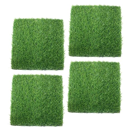 FONDOTIN Künstliche Grasfliesen Für Die Terrasse Gefälschte Rasenmatte Grasdekor Landschaft von FONDOTIN