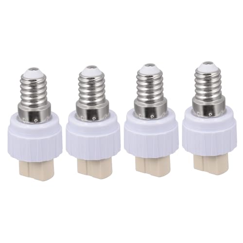 FONDOTIN 4 Stück Lampenadapter Sockel LED Licht Sockel Adapter für Tisch Deckenlampe Einfache Installation Vielseitig Kompatibel FONDOTIN 4 Stück Lampenadapter Sockel LED Licht Sockel Adapter für Tisch Deckenlampe Einfache Installation Vielseitig Kompatibel von FONDOTIN