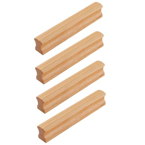 FONDOTIN 4 Stück Massive Holzgriffe Schränke Bohrlochabstand Möbelgriffe Schubladengriffe für Küchenschränke Schlafzimmer Wohnzimmer Hochwertige Möbelbeschläge aus Buchenholz FONDOTIN 4 Stück Massive Holzgriffe Schränke Bohrlochabstand Möbelgriffe Schubladengriffe für Küchenschränke Schlafzimmer Wohnzimmer Hochwertige Möbelbeschläge aus Buchenholz von FONDOTIN