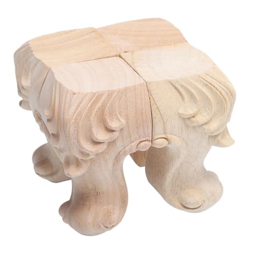 FONDOTIN 4 Stück Massivholz Möbelbeine Sofa Füße Ersatz Couch Beine Stabile Holzfüße mit Schnitzerei Für Sofas Couchtische und Schränke FONDOTIN 4 Stück Massivholz Möbelbeine Sofa Füße Ersatz Couch Beine Stabile Holzfüße mit Schnitzerei Für Sofas Couchtische und Schränke von FONDOTIN