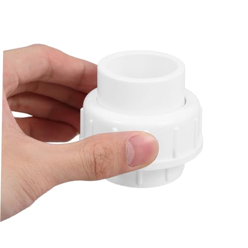 FONDOTIN 4 Stück PVC Rohrverbinder Weiß Robuste Kupplungen für Wasserrohr und Bewässerung Vielseitige Anschlussadapter für Wasser und Abwassersysteme Geeignet für Innen und Außenbereiche FONDOTIN 4 Stück PVC Rohrverbinder Weiß Robuste Kupplungen für Wasserrohr und Bewässerung Vielseitige Anschlussadapter für Wasser und Abwassersysteme Geeignet für Innen und Außenbereiche von FONDOTIN