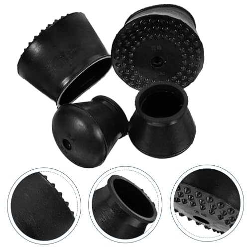 FONDOTIN 4 Stück Rutschfeste Leiterfußschoner aus Dickem Gummi Strapazierfähige Schutzkappen für Leitern Verbesserte Stabilität und Bodenschutz Einfache Montage Sicherer Halt für FONDOTIN 4 Stück Rutschfeste Leiterfußschoner aus Dickem Gummi Strapazierfähige Schutzkappen für Leitern Verbesserte Stabilität und Bodenschutz Einfache Montage Sicherer Halt für von FONDOTIN