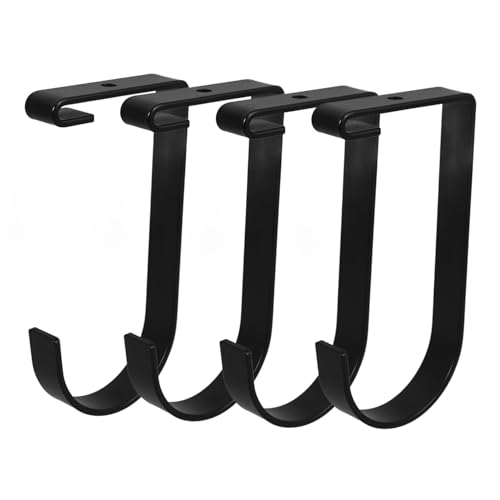 FONDOTIN 4 Stück Teiliges Add Storage Hooks Schwarz Schwerlast Wand Deckenhaken für Garage Fahrrad Werkzeugaufbewahrung Einfache Montage ohne Werkzeug Kompatibel mit Overhead Storage Racks FONDOTIN 4 Stück Teiliges Add Storage Hooks Schwarz Schwerlast Wand Deckenhaken für Garage Fahrrad Werkzeugaufbewahrung Einfache Montage ohne Werkzeug Kompatibel mit Overhead Storage Racks von FONDOTIN