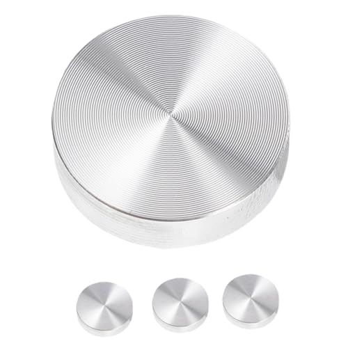 FONDOTIN 4 Stück Teiliges Aluminiumrundscheiben Tisch Glasplatte Adapter Leichtes Aluminiumlegierung Design Stabile Verbindung für Beistelltisch Glasplatten und Vitrinen Einfach zu FONDOTIN 4 Stück Teiliges Aluminiumrundscheiben Tisch Glasplatte Adapter Leichtes Aluminiumlegierung Design Stabile Verbindung für Beistelltisch Glasplatten und Vitrinen Einfach zu von FONDOTIN