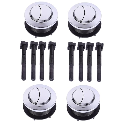 FONDOTIN 4 Stück Teiliges Doppelknopf Toiletten Wassertank Drücker Ersatz Kompatibel für Spülkasten Einfache Installation Glatte Oberfläche Langlebiges Material Einsetzbar Zufällige Farbe FONDOTIN 4 Stück Teiliges Doppelknopf Toiletten Wassertank Drücker Ersatz Kompatibel für Spülkasten Einfache Installation Glatte Oberfläche Langlebiges Material Einsetzbar Zufällige Farbe von FONDOTIN