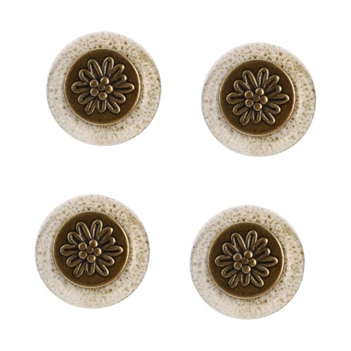 FONDOTIN 4 Stück Teiliges Keramik Schrankknöpfe Retro Stil Langlebige Möbelgriffe aus Kreative Schubladengriffe für Kleiderschrank und Küchenschränke Praktische Vintage Türgriffe FONDOTIN 4 Stück Teiliges Keramik Schrankknöpfe Retro Stil Langlebige Möbelgriffe aus Kreative Schubladengriffe für Kleiderschrank und Küchenschränke Praktische Vintage Türgriffe von FONDOTIN