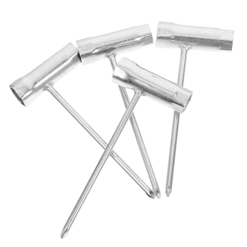 FONDOTIN 4 Stück Teiliges Kettensägen werkzeugset Verstellbar Präzisionswerkzeug für Zündkerzen Führungsschrauben Wartung Zubehör für Rasenmäher und Kettensäge Reparatur von FONDOTIN