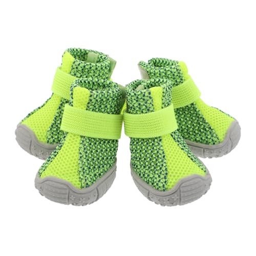 FONDOTIN 4stücke Atmungsaktive Hundeschuhe Für Kleine Hunde Mit Rutschfester Sohle Und Pfotenschutz Zum Spazierengehen Und Laufen Im Freien Leichtes Material Für Ganzjahreseinsatz FONDOTIN 4stücke Atmungsaktive Hundeschuhe Für Kleine Hunde Mit Rutschfester Sohle Und Pfotenschutz Zum Spazierengehen Und Laufen Im Freien Leichtes Material Für Ganzjahreseinsatz von FONDOTIN