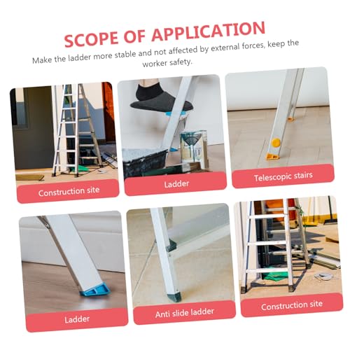 FONDOTIN 4 Stück Teiliges Leiterfüße Gummi Schutzkappen rutschfest Robust für Haushaltsleitern Verschleißfest Geräuschdämpfend Rutschhemmende Leiterfußmatten Boden Kratzschutz FONDOTIN 4 Stück Teiliges Leiterfüße Gummi Schutzkappen rutschfest Robust für Haushaltsleitern Verschleißfest Geräuschdämpfend Rutschhemmende Leiterfußmatten Boden Kratzschutz von FONDOTIN