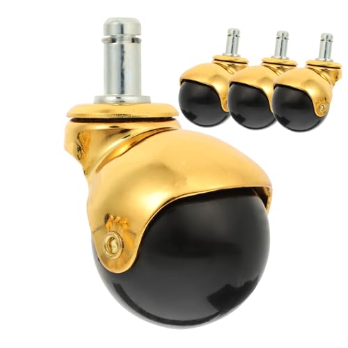 FONDOTIN 4 Stück Teiliges Möbelrollen aus Verschleißfestem PP Leise Drehbare Caster Wheels für Bürostuhl Schrank Sofa und Pflanzenständer Bodenschonend und Robust FONDOTIN 4 Stück Teiliges Möbelrollen aus Verschleißfestem PP Leise Drehbare Caster Wheels für Bürostuhl Schrank Sofa und Pflanzenständer Bodenschonend und Robust von FONDOTIN