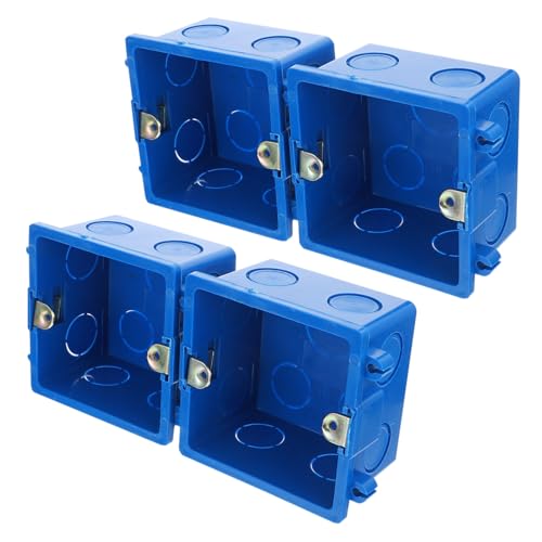 FONDOTIN 4 Stück Teiliges PVC Verteilerdosen Wasserdichte Elektrische Kabelschutzbox Flammhemmend Robust Einfache Installation für Hausanschlüsse und Sichere Kabelverbindungen FONDOTIN 4 Stück Teiliges PVC Verteilerdosen Wasserdichte Elektrische Kabelschutzbox Flammhemmend Robust Einfache Installation für Hausanschlüsse und Sichere Kabelverbindungen von FONDOTIN
