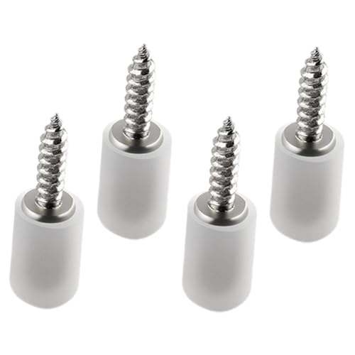 FONDOTIN 4 Stück Teiliges Regalstützen Set mit Selbstschneidenden Schrauben für Schrank und Möbel für Bücherregale Weinschränke Kleiderschränke und FONDOTIN 4 Stück Teiliges Regalstützen Set mit Selbstschneidenden Schrauben für Schrank und Möbel für Bücherregale Weinschränke Kleiderschränke und von FONDOTIN