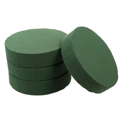 FONDOTIN 4 Stück Teiliges Rundes Blumensteckschaum mit Starker Wasseraufnahme Nasssteckschaum für Frische Blumenarrangements für Hochzeiten Geburtstage und Kreative Dekorationen FONDOTIN 4 Stück Teiliges Rundes Blumensteckschaum mit Starker Wasseraufnahme Nasssteckschaum für Frische Blumenarrangements für Hochzeiten Geburtstage und Kreative Dekorationen von FONDOTIN