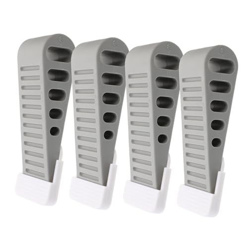 FONDOTIN 4 Stück Teiliges Türstopper Rutschfestem Gummi Türkeil zur Türabsicherung und Bzw Fußbodenschutz Geeignet für Holz Glas Stahltüren Allen Böden von FONDOTIN