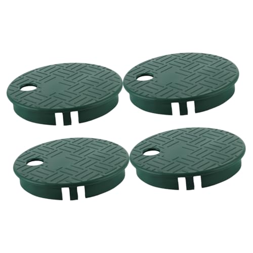 FONDOTIN 4 Stück Teiliges Ventilkasten Abdeckungsset Sprinkler Ventilkasten Deckel Ersatz für Gartenbewässerung Strapazierfähiger Grasgrüner Kastenverschluss für Tropfventile Einfache FONDOTIN 4 Stück Teiliges Ventilkasten Abdeckungsset Sprinkler Ventilkasten Deckel Ersatz für Gartenbewässerung Strapazierfähiger Grasgrüner Kastenverschluss für Tropfventile Einfache von FONDOTIN
