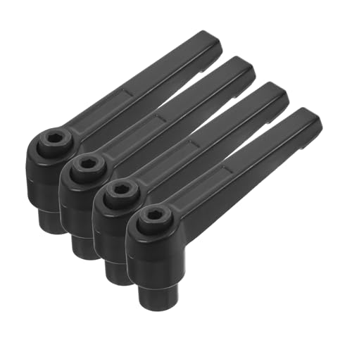 FONDOTIN 4 Stück Teiliges Verstellbare Klemmhebel aus Aluminiumlegierung Innengewinde Ergonomischer Ratschen Klemmgriff mit Zeichen Lockfunktion für Maschinen Möbel Elektronik FONDOTIN 4 Stück Teiliges Verstellbare Klemmhebel aus Aluminiumlegierung Innengewinde Ergonomischer Ratschen Klemmgriff mit Zeichen Lockfunktion für Maschinen Möbel Elektronik von FONDOTIN