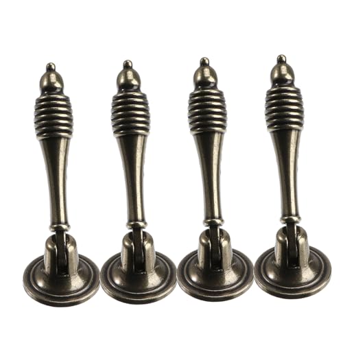FONDOTIN 4 Stück Teiliges Vintage Schrankgriff aus Langlebiger Zinklegierung Retro Türgriff Ring Stilvolles Möbelzubehör für Kommode Kleiderschrank und Korrosionsbeständig und Rutschfest von FONDOTIN