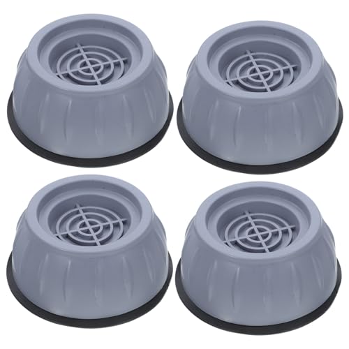 FONDOTIN 4 Stück Teiliges Waschmaschinen füße aus Gummi rutschfeste Anti Vibrations Pads für Waschmaschine und Trockner Stoßdämpfende Gummipolster zur Geräuschreduzierung und Bodenschutz von FONDOTIN