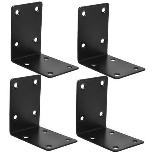 FONDOTIN 4 Stück Teiliges Winkel eckverbinder Edelstahl für Hochbeet Möbel und Bettrahmen Robuste Metallwinkel für Holz Vielseitige Eckwinkel zur Möbelverstärkung von FONDOTIN