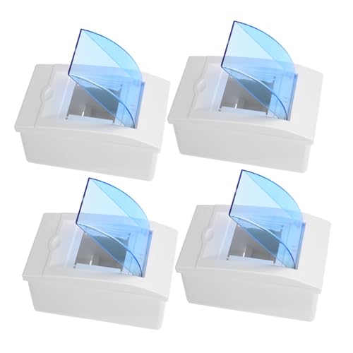 FONDOTIN 4 Stück Verteilerkasten mit Transparentem Fenster Kunststoff Stromverteilerbox für Leitungen Einfache Montage Wetterbeständig Schutzgehäuse für Heim Büro Werkstatt von FONDOTIN