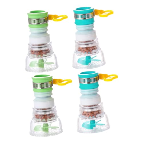 FONDOTIN 4 Stück Wasserhahn Aufsatz Schwenkbar mit Aktivkohlefilter Verlängerbar und Spritzschutz Drehbarer Wasserhahn Verlängerung für Küche und Bad Langlebiger Korrosionsbeständiger FONDOTIN 4 Stück Wasserhahn Aufsatz Schwenkbar mit Aktivkohlefilter Verlängerbar und Spritzschutz Drehbarer Wasserhahn Verlängerung für Küche und Bad Langlebiger Korrosionsbeständiger von FONDOTIN