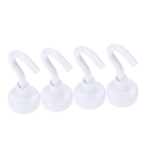 FONDOTIN 4 Stück Weiße Multifunktionale Magnethaken mit Starkem Magnet Kompakt und Robust Vielseitig Einsetzbar für Haushalt Küche Bad Kühlschrank und Büro Platzsparende Wandhaken FONDOTIN 4 Stück Weiße Multifunktionale Magnethaken mit Starkem Magnet Kompakt und Robust Vielseitig Einsetzbar für Haushalt Küche Bad Kühlschrank und Büro Platzsparende Wandhaken von FONDOTIN