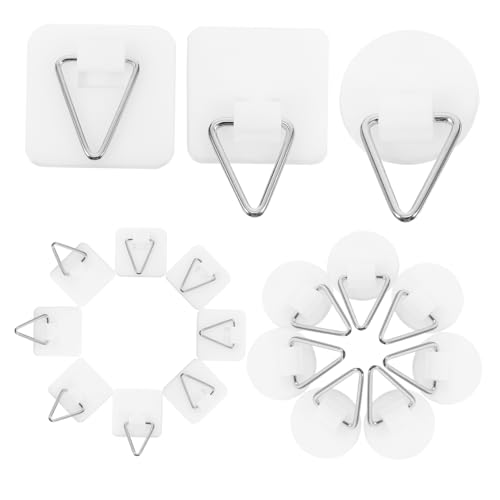 FONDOTIN 45 Stück Teiliges Selbstklebende Wandhaken für Bilder Traceless Hängesystem für Kleine Gegenstände für Wohnzimmer Schlafzimmer Küche und Büro FONDOTIN 45 Stück Teiliges Selbstklebende Wandhaken für Bilder Traceless Hängesystem für Kleine Gegenstände für Wohnzimmer Schlafzimmer Küche und Büro von FONDOTIN