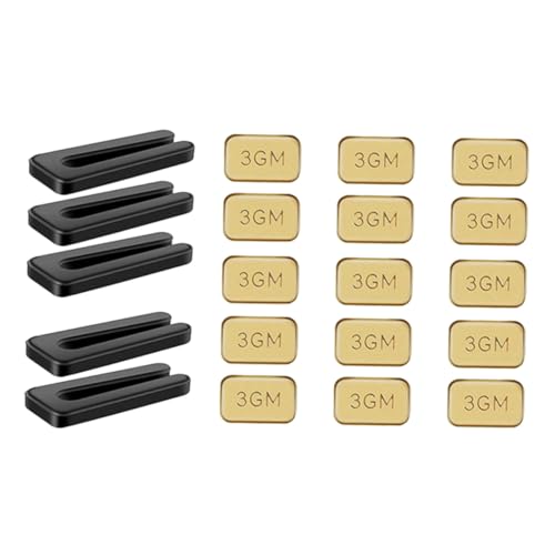 FONDOTIN 5 Sätze Fan Balancing Kit mit Auswuchtgewichten und Kunststoff Clips für Deckenventilatoren Selbstklebend Einfache Installation Kompatibel für Flachdecken und Ersatzteile Langlebig von FONDOTIN