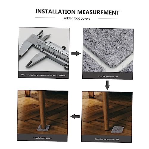 FONDOTIN 5 Stück Praktische Möbelbein Schutzpads rutschfeste Filzauflagen für Stuhl und Tischbeine Bodenschoner Kratzfest Geräuschdämpfend Langlebig Geeignet für Holz und Fliesenböden FONDOTIN 5 Stück Praktische Möbelbein Schutzpads rutschfeste Filzauflagen für Stuhl und Tischbeine Bodenschoner Kratzfest Geräuschdämpfend Langlebig Geeignet für Holz und Fliesenböden von FONDOTIN