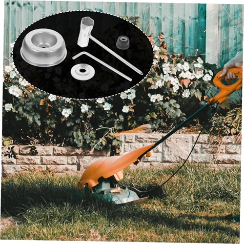 FONDOTIN 5 Stück Rasentrimmer Adapter mit Schutzabdeckung Vibrationsreduzierendes Freischneider Zubehör Einfache Installation und Wartung für Rasenmäher und Motorsense FONDOTIN 5 Stück Rasentrimmer Adapter mit Schutzabdeckung Vibrationsreduzierendes Freischneider Zubehör Einfache Installation und Wartung für Rasenmäher und Motorsense von FONDOTIN