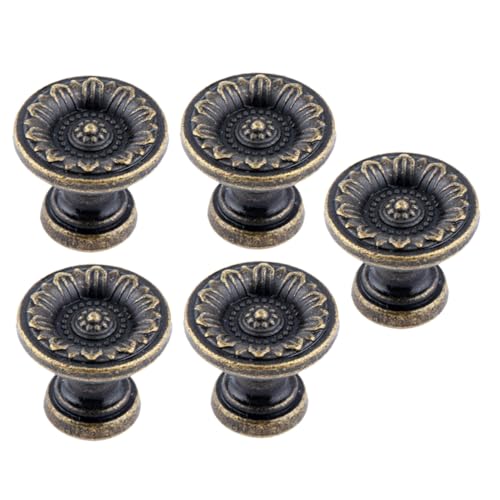 FONDOTIN 5 Stück Teiliges Antike Möbelgriffe Vintage Einzel Möbelknöpfe für Schubladen Schränke Kommoden Robuste Metallgriffe für Küchenschränke und Kleiderschränke FONDOTIN 5 Stück Teiliges Antike Möbelgriffe Vintage Einzel Möbelknöpfe für Schubladen Schränke Kommoden Robuste Metallgriffe für Küchenschränke und Kleiderschränke von FONDOTIN