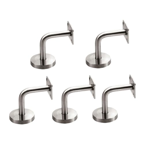 FONDOTIN 5 Stück Teiliges Edelstahl Handlaufhalter Wandmontage Stabile Handlaufstütze für Treppen Bad Flur Langlebig Korrosionsbeständig Einfache Installation Geeignet für Hotel Büro Villa FONDOTIN 5 Stück Teiliges Edelstahl Handlaufhalter Wandmontage Stabile Handlaufstütze für Treppen Bad Flur Langlebig Korrosionsbeständig Einfache Installation Geeignet für Hotel Büro Villa von FONDOTIN