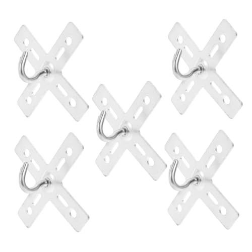 FONDOTIN 5 Stück Teiliges Kleine Haken aus Robustem Eisen für Deckenlampenbefestigung Stabile Montage von Kronleuchtern Deckenventilatoren und Laternen Vielseitige DIY für FONDOTIN 5 Stück Teiliges Kleine Haken aus Robustem Eisen für Deckenlampenbefestigung Stabile Montage von Kronleuchtern Deckenventilatoren und Laternen Vielseitige DIY für von FONDOTIN